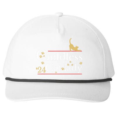 2024 Childless Cat Lady Snapback Five-Panel Rope Hat