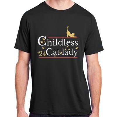 2024 Childless Cat Lady Adult ChromaSoft Performance T-Shirt