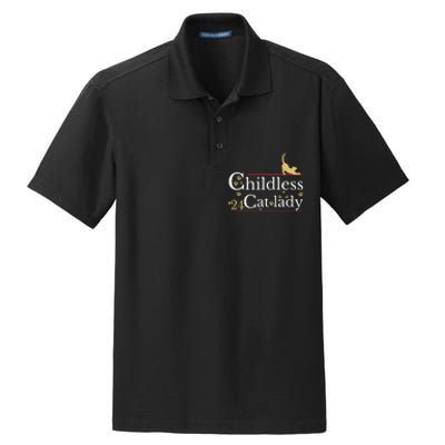 2024 Childless Cat Lady Dry Zone Grid Polo