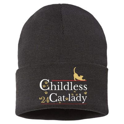 2024 Childless Cat Lady Sustainable Knit Beanie