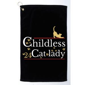 2024 Childless Cat Lady Platinum Collection Golf Towel