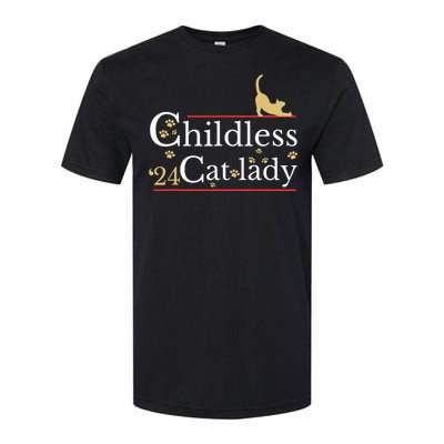 2024 Childless Cat Lady Softstyle® CVC T-Shirt