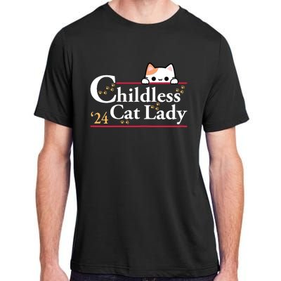 2024 Childless Cat Lady Adult ChromaSoft Performance T-Shirt