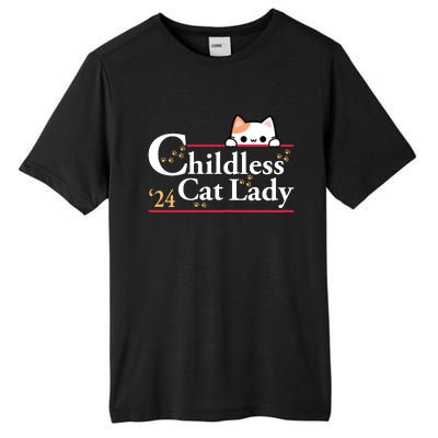 2024 Childless Cat Lady Tall Fusion ChromaSoft Performance T-Shirt