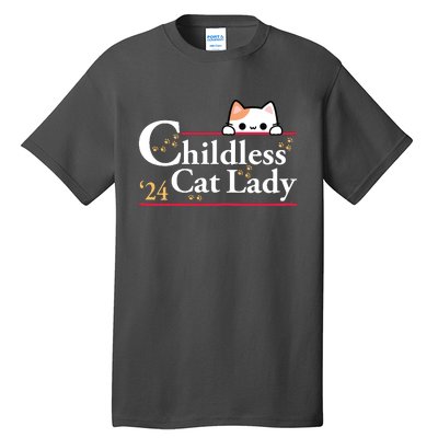 2024 Childless Cat Lady Tall T-Shirt