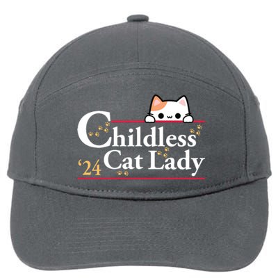 2024 Childless Cat Lady 7-Panel Snapback Hat