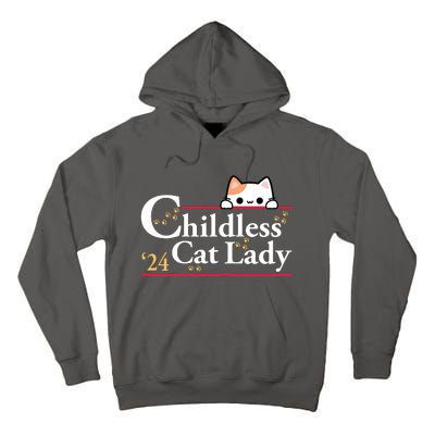 2024 Childless Cat Lady Tall Hoodie