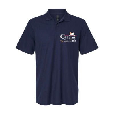 2024 Childless Cat Lady Softstyle Adult Sport Polo