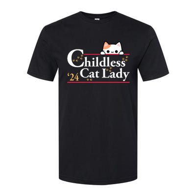 2024 Childless Cat Lady Softstyle® CVC T-Shirt