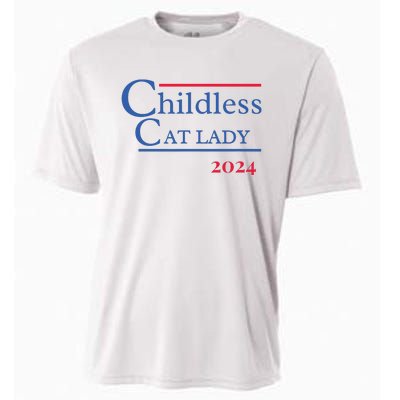 2024 Childless Cat Lady Cooling Performance Crew T-Shirt