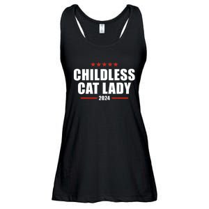 2024 Childless Cat Lady For President Ladies Essential Flowy Tank