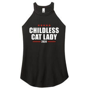 2024 Childless Cat Lady For President Women's Perfect Tri Rocker Tank