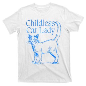 2024 Childless Cat Lady For President T-Shirt