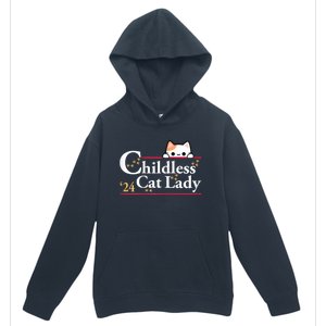 2024 Childless Cat Lady For President Urban Pullover Hoodie