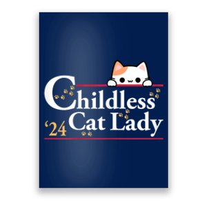 2024 Childless Cat Lady For President Poster