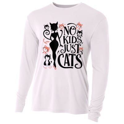 2024 Childless Cat Lady For President Cooling Performance Long Sleeve Crew