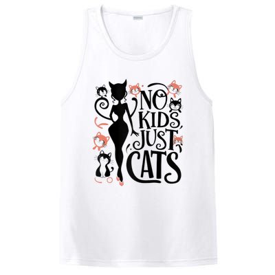 2024 Childless Cat Lady For President PosiCharge Competitor Tank