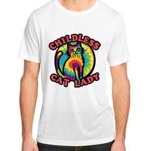 2024 Childless Cat Lady Design Ladies Is Voting Kamala Elect Adult ChromaSoft Performance T-Shirt