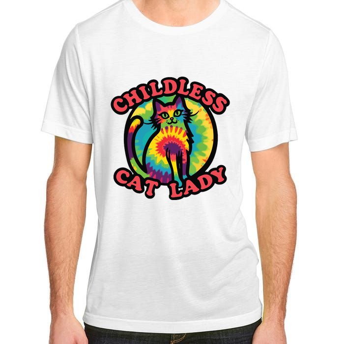 2024 Childless Cat Lady Design Ladies Is Voting Kamala Elect Adult ChromaSoft Performance T-Shirt