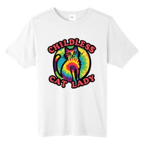 2024 Childless Cat Lady Design Ladies Is Voting Kamala Elect Tall Fusion ChromaSoft Performance T-Shirt