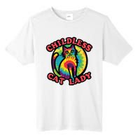 2024 Childless Cat Lady Design Ladies Is Voting Kamala Elect Tall Fusion ChromaSoft Performance T-Shirt