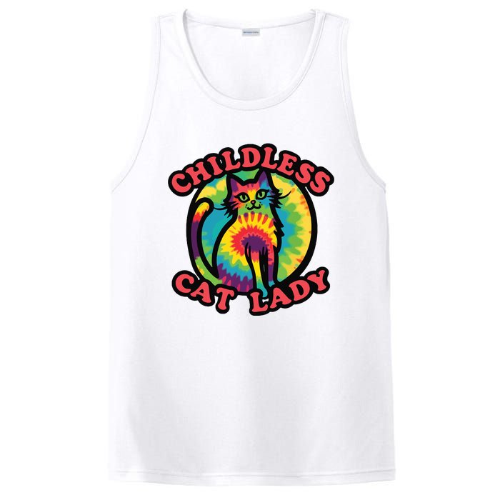 2024 Childless Cat Lady Design Ladies Is Voting Kamala Elect PosiCharge Competitor Tank