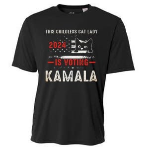 2024 Childless Cat Lady Cooling Performance Crew T-Shirt