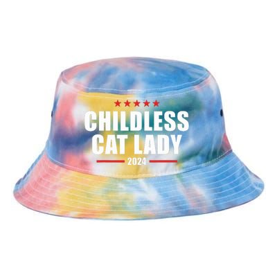 2024 Childless Cat Lady Tie Dye Newport Bucket Hat