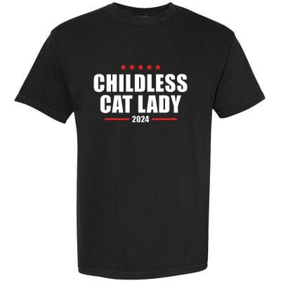 2024 Childless Cat Lady Garment-Dyed Heavyweight T-Shirt