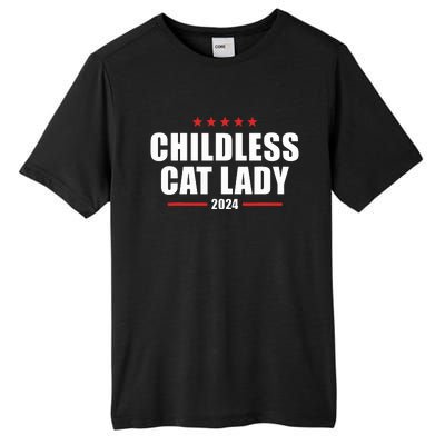 2024 Childless Cat Lady Tall Fusion ChromaSoft Performance T-Shirt