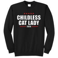 2024 Childless Cat Lady Tall Sweatshirt