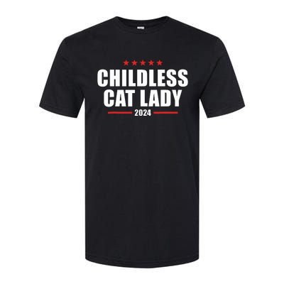 2024 Childless Cat Lady Softstyle® CVC T-Shirt