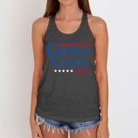 2024 Childless Cat Lady Women's Knotted Racerback Tank