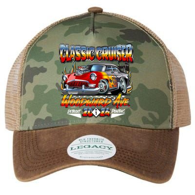 2024 Classic Cruiser Red Muscle Car Detroit To Pontiac Legacy Tie Dye Trucker Hat