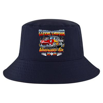 2024 Classic Cruiser Red Muscle Car Detroit To Pontiac Cool Comfort Performance Bucket Hat