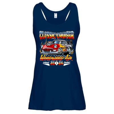 2024 Classic Cruiser Red Muscle Car Detroit To Pontiac Ladies Essential Flowy Tank