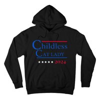 2024 Childless Cat Lady Gift Hoodie