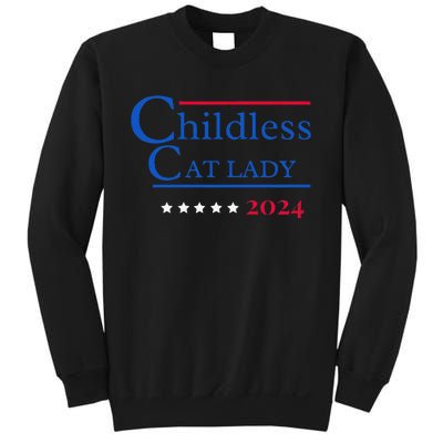 2024 Childless Cat Lady Gift Sweatshirt