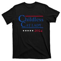 2024 Childless Cat Lady Gift T-Shirt