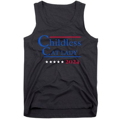 2024 Childless Cat Lady Gift Tank Top