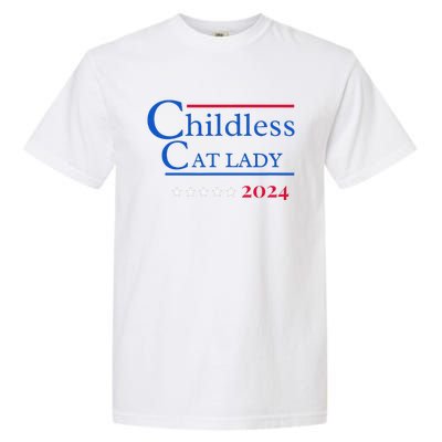 2024 Childless Cat Lady Gift Garment-Dyed Heavyweight T-Shirt