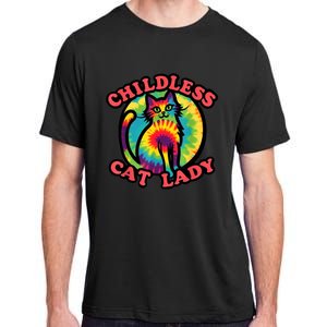 2024 Childless Cat Lady Design Ladies Is Voting Kamala Elect Adult ChromaSoft Performance T-Shirt