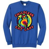 2024 Childless Cat Lady Design Ladies Is Voting Kamala Elect Sweatshirt