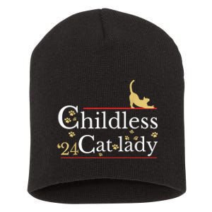 2024 Childless Cat Lady Short Acrylic Beanie