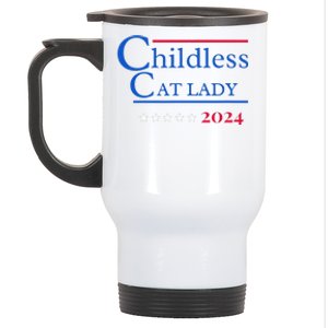 2024 Childless Cat Lady Stainless Steel Travel Mug