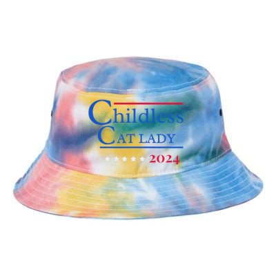 2024 Childless Cat Lady Tie Dye Newport Bucket Hat