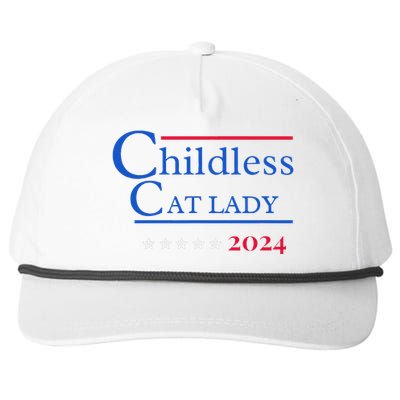 2024 Childless Cat Lady Snapback Five-Panel Rope Hat