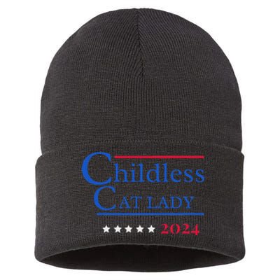 2024 Childless Cat Lady Sustainable Knit Beanie