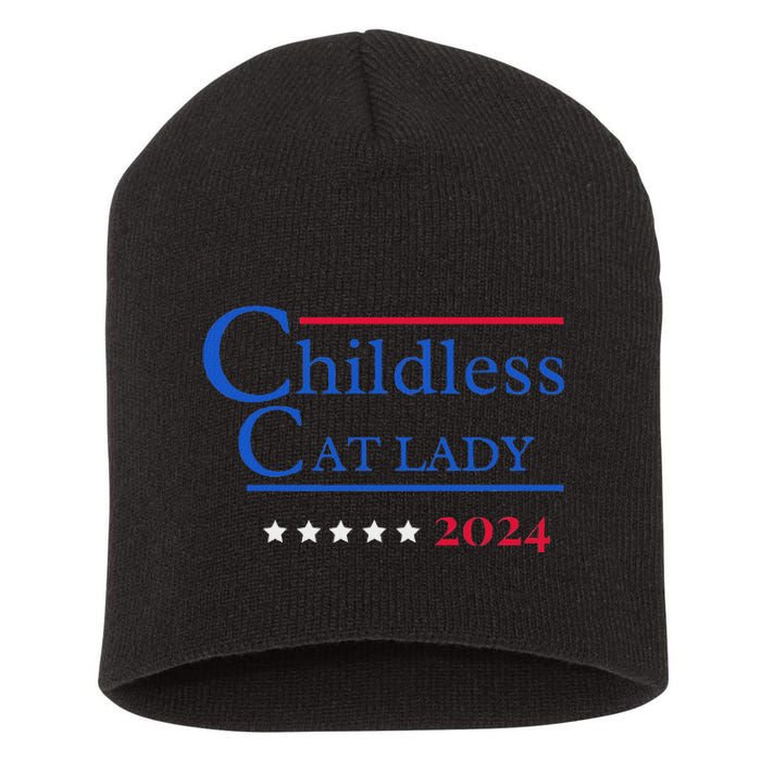 2024 Childless Cat Lady Short Acrylic Beanie