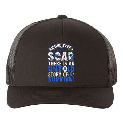 2022 Colon Cancer Awareness Yupoong Adult 5-Panel Trucker Hat